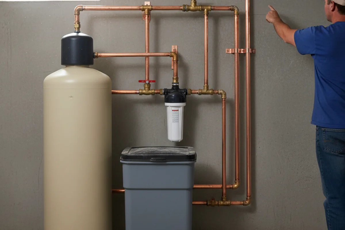 Whole-house water treatment system installed in Pine City